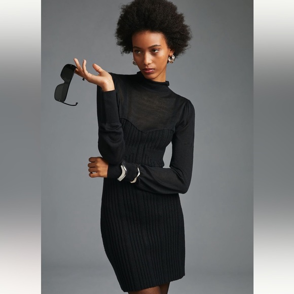 Anthropologie Dresses & Skirts - ✨ Anthropologie Turtleneck Sweater Dress Sz S